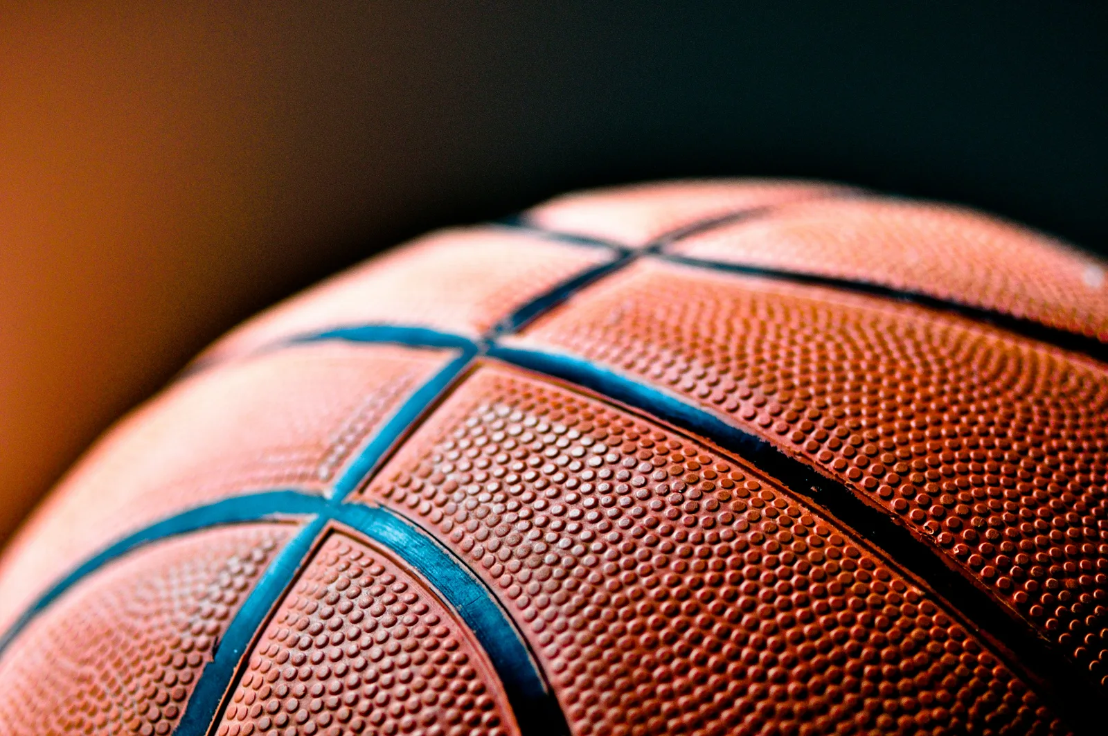 Nahaufnahme eines Basketballs